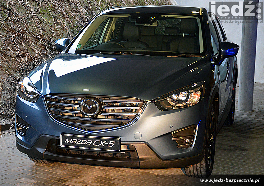 SALON SAMOCHODOWY | Mazda2, Mazda6, Mazda CX-5 | Wysyp nowości Mazdy - przód Mazdy CX-5